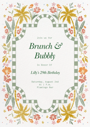 Palm Paradise - Invitation by Paperless Post