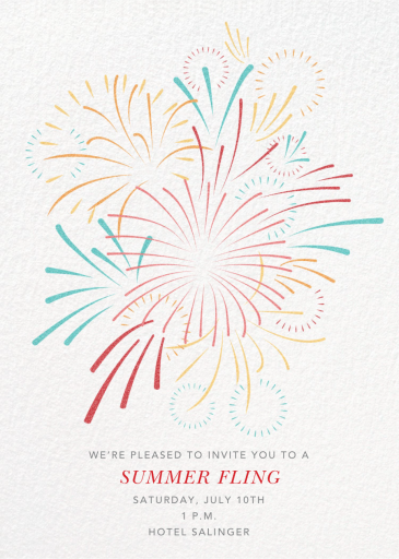 Skybursts - Summer Party Invitation by Paperless Post