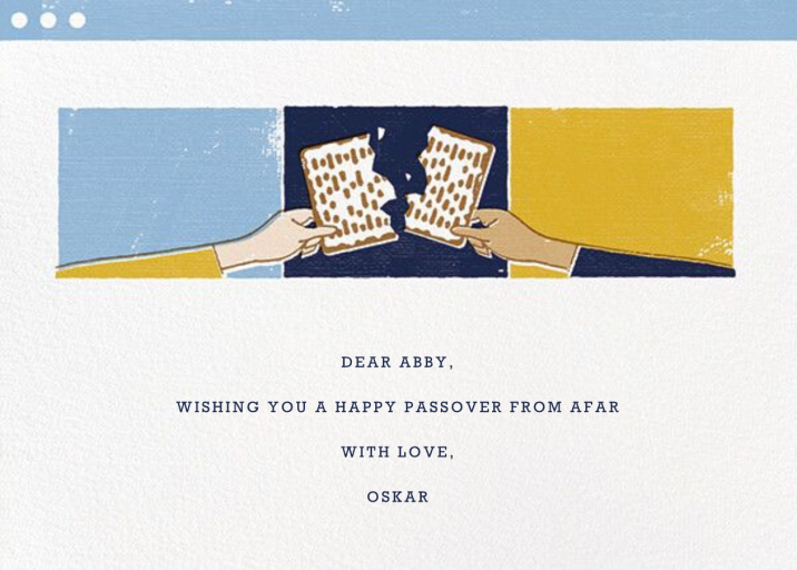 Matzoh Meeting - Passover Invitation by Paperless Post