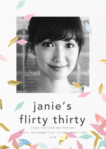 Flutter Photo - Birthday Invitation by CONFETTISYSTEM