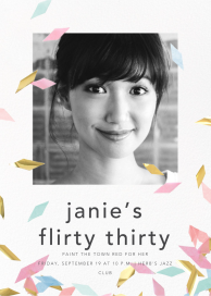 Flutter Photo - Birthday Invitation by CONFETTISYSTEM