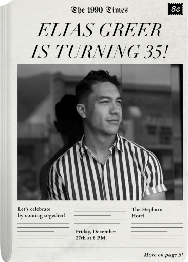 Cover Story - Birthday Invitation by Paperless Post