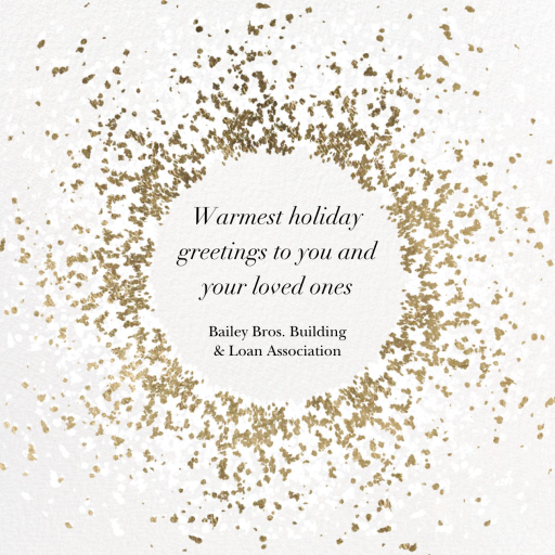 Frosted - Business Holiday Card by Kelly Wearstler