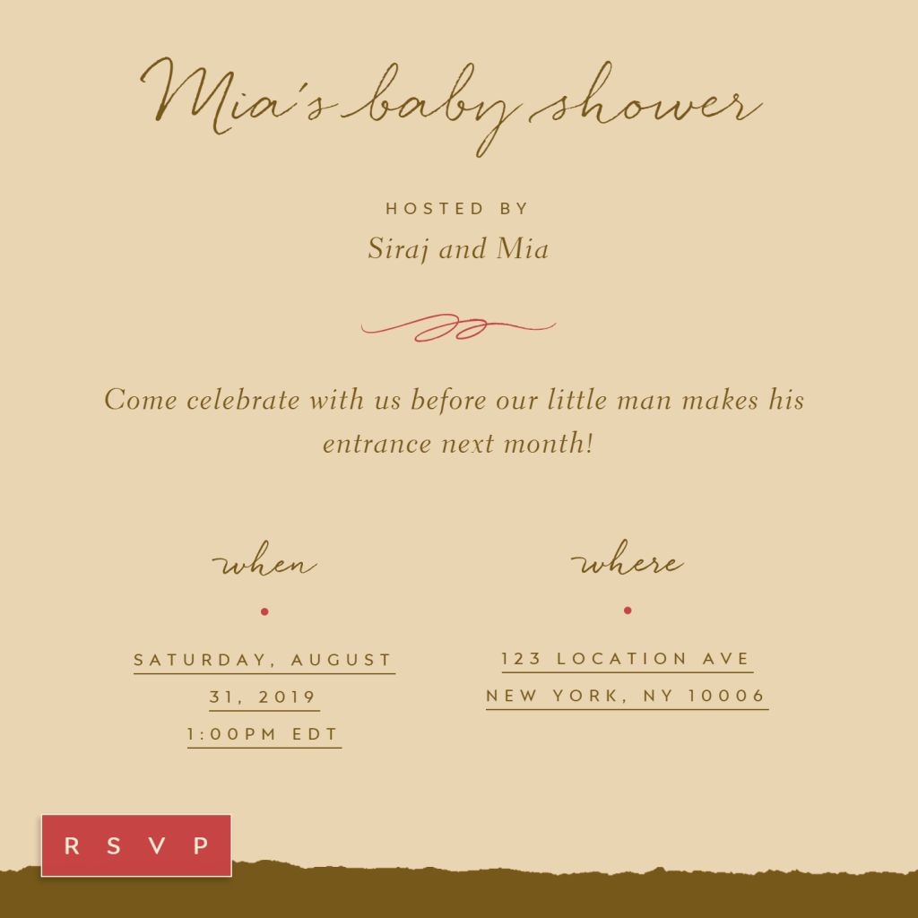 Sip and see invitations Send online instantly RSVP tracking