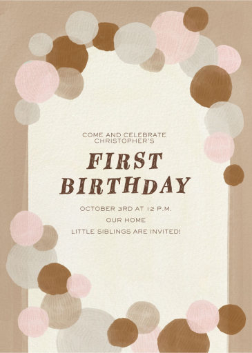 Balloon Arch by Paperless Post