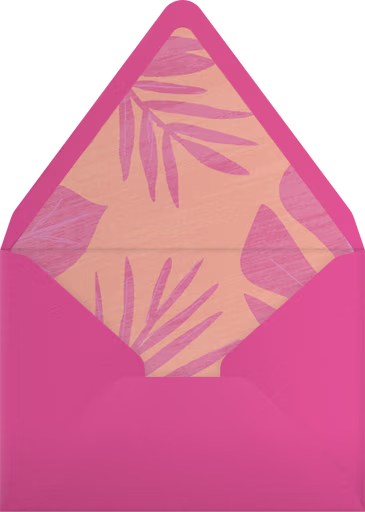 Flamingo Floatie - Paperless Post Envelope