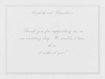 Whitby (Thank You) by Paperless Post