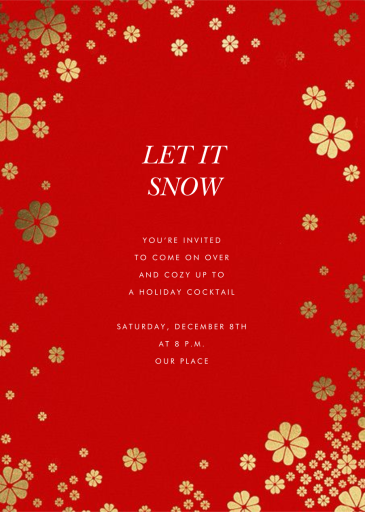 Clover and Over - Christmas Party Invitation by kate spade new york