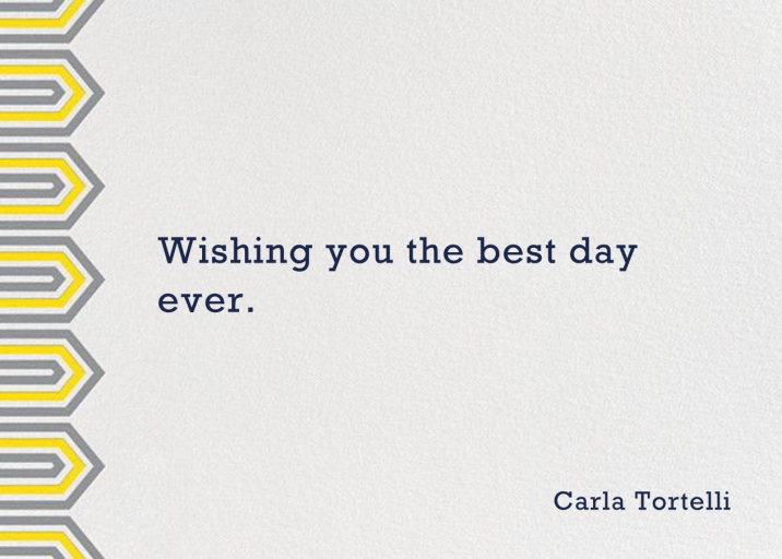 Bargello Side - Stationery by Jonathan Adler