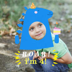 Roar! I’m 4!