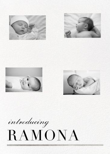 Underscore (Multi Photo) by Paperless Post