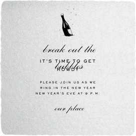 Deckle Silver by Paperless Post