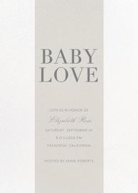 Baby Stripe - Baby Shower Invitation by Sugar Paper