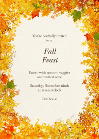 Lovely Leaves - Party Invitation by Felix Doolittle