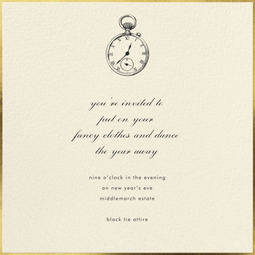 Thurloe - New Year's Eve Invitation by Paperless Post