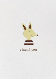 Thank You Pup (Blanca Gómez) - Thank You Card by Red Cap Cards