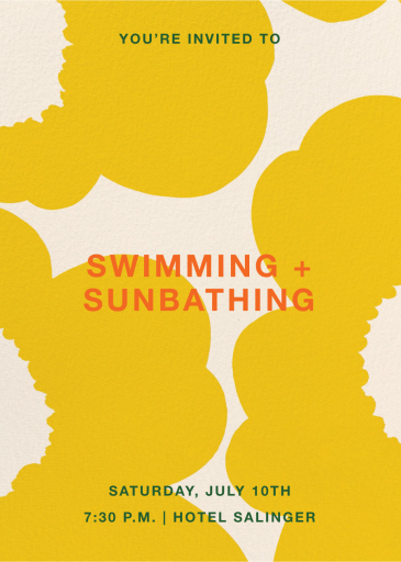 Lazy Daisy - Summer Party Invitation by Marimekko