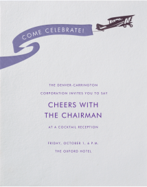 Biplane - Business Event Invitation by Paperless Post