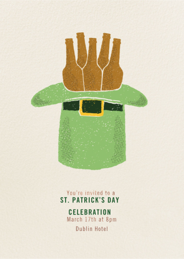 Hat Trick - St. Patrick's Day Invitation by Paperless Post