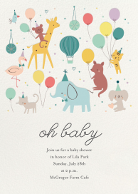 Little Wildlings - Baby Shower Invitation by Little Cube