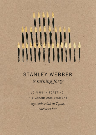 Luminate (Tall) - Invitation by Kelly Wearstler