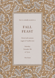 Autumn Filigree - Invitation by Schumacher