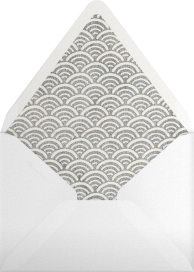 Classic Framed Navy Formal Invitation Envelope