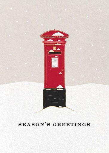 Pillar Box (UK) - Holiday Card by Paperless Post
