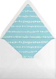 Shower Shapes - Paperless Post Envelope