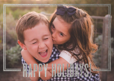 Marco de foto «Subtle Silver» Card
