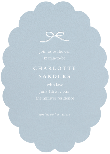 Sweet Scallops - Baby Shower Invitation by Sugar Paper