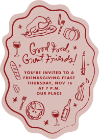 Bountiful Table - Invitation by Cheree Berry Paper & Design