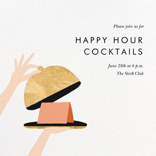 Cloche - Happy Hour Invitation by Rifle Paper Co.