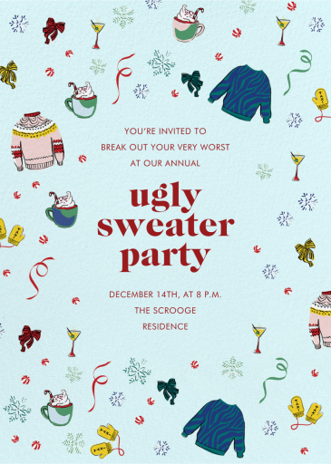 Sweater Weather - Holiday Party Invitation by kate spade new york