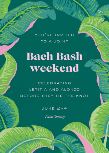 Lahaina - Bachelor/Bachelorette Party Invitation by Cheree Berry Paper & Design