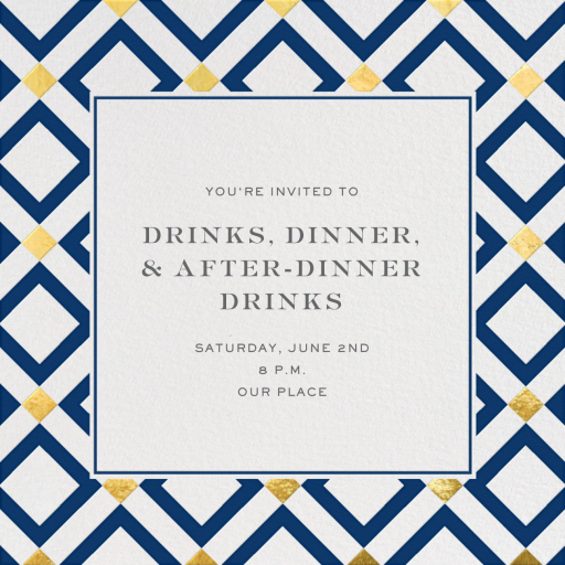 Gold Diamond Tile by Jonathan Adler