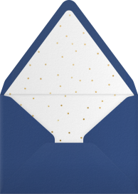 Golden Snow - Paperless Post Envelope