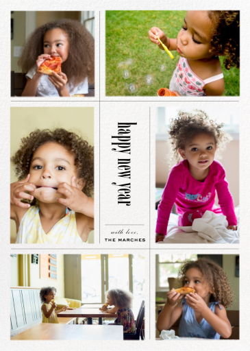 Multi Picture - New Year's Card by Paperless Post