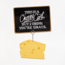 A Cheesy Card - Work Anniversary Card by Derek Blasberg