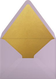 Minimalistischer Umschlag „Gold Fireworks“ von „ Card “