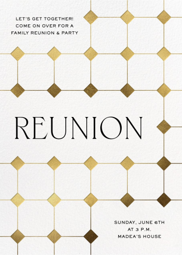 Connections - Family Reunion Invitation by Paperless Post
