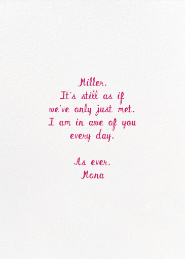 Pink Legs - Valentine's Day Card by Mr. Boddington's Studio - Back