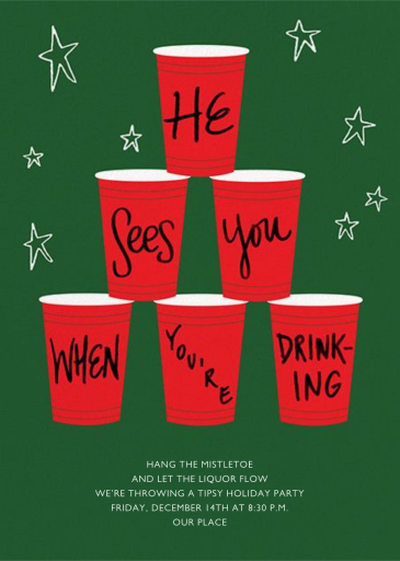 Beard Pong - Invitation by Paperless Post