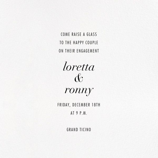 Evoke Photo - Party Invitation by Kelly Wearstler - Back