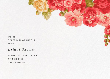 Garden Floral Ikat Horizontal by Oscar de la Renta