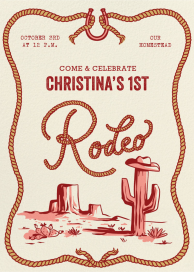 Western Rope - Birthday Invitation by Paperless Post