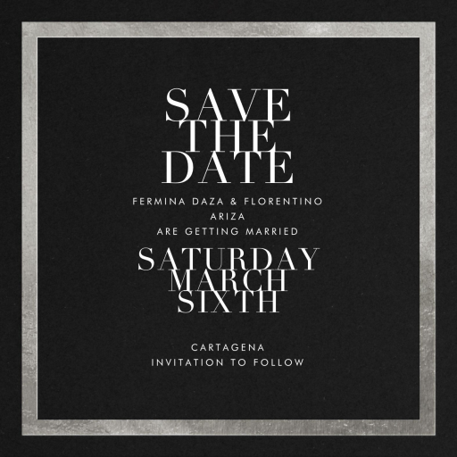 Editorial II (Save the Date) - Save the Date by Paperless Post
