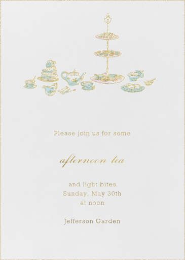 High Tea - Tea Party Invitation by Paperless Post