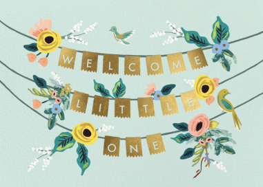 Welcome Garland - Greeting Card by Rifle Paper Co.