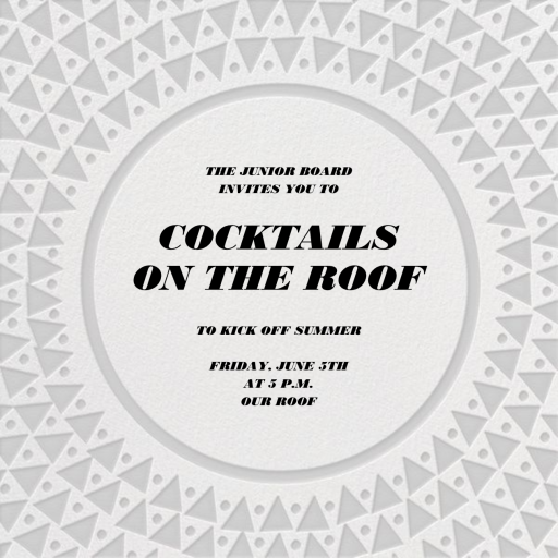 Radial Triangles by Paperless Post